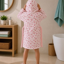 حوله پالتویی کودک طرح پارادایس سایز70