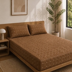 روتختی مخمل حوله ای شکلاتی سایز 160